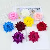 Flor de Rosa de Terciopelo de Tamaño Mediano para Hacer Pasadores para Ropa Tradicional China, Kit de Materiales para Caja de Flores, Rosa Artificial de Terciopelo