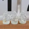 Botella de Vidrio Transparente Simulación de Caracola Luminosa Flotante Pendientes de Concha de Botella Llavero Colgante Accesorios para Joyería DIY