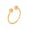 Popular Anillo de Acero Inoxidable con Alambre de Acero y Bolas de Acero de Amazon para Mujer, Diseño de Nicho Exagerado Único Versátil