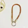 Cadena de Cuentas para Teléfono Móvil de Estilo Ins de Lujo Ligero a la Moda, Pulsera Pequeña Estilo Chanel, Llavero Cuadrado de Pedrería Corto de Alta Gama