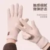 Guantes Rellenos para Mujer 2025 Otoño e Invierno Estilo Nuevo Gama Alta Impermeables y a Prueba de Frío Ciclismo y Conducción Pantalla Táctil Cálidos Guantes de Algodón