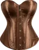 Corsé de Imitación de Seda Transfronterizo Europeo y Americano con Soporte de Varilla de Acero Control de Abdomen Moldeador Corporal Ropa Interior Capa Base para Vestido de Novia Corsé Moldeador Corporal