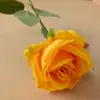 Rosas de Terciopelo Sintético Cuidadosamente Seleccionadas para San Valentín Decoración de Boda para el Hogar Pared de Flores Tacto Flores Sintéticas Flores Artificiales Falsas