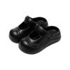 Zapatillas Baotou para Mujer Verano Nuevo Zapatos con Agujeros para Uso Exterior Suela Gruesa Elevada Antideslizantes Zapatillas de Playa Suela Suave