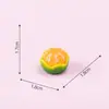 Micro Paisaje Artificial Fruta Pequeña Naranja Decoración DIY Ciega Cuerda para el Cabello Clip Accesorios para Bolsos Coche Mini Adornos Pequeños
