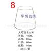 Vaso de Jugo de Vidrio Simple Estilo Japonés Vidrio a Prueba de Explosiones de Alta Temperatura Vaso para Mousse Vaso Creativo para Desayuno Vaso con Letras de Celebridad de Internet