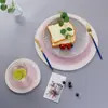 Jogos Americanos Personalizados de Linha de Algodão Transfronteiriços com Cores Contrastantes, Decoração de Mesa com Corda de Algodão Fresca, Protetores de Mesa Isolantes, Porta-Copos Espessos Anti-Queimaduras, Jogos Americanos Ocidentais