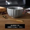 Taza de café americana posavasos de madera platillo para taza de té de la tarde cuchara taza de té de flores latte taza de café de cerámica vintage platillo juego