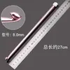 Directo del fabricante: Ganchillo de aleación de aluminio con mango largo 27cm Herramienta de tejido para el hogar, ganchillo de metal colorido de alta calidad