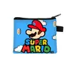 Nova Carteira de Moedas do Mario, Porta-Cartões e Chaves Mini de Alta Qualidade para Crianças, Bolsa Pequena com Zíper de Longa Capacidade Estilo Curto para Estudantes