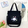 Nova Bolsa de Lona 2025 para Mulheres, Ombro Único Transversal, Grande Capacidade, Versátil, Bolsa de Lona Estilo Ins para Estudantes, Mochila para Aulas Particulares Atacado