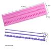 Grande e médio tamanho torção vela modelagem bolo de açúcar silicone molde processamento molde de silicone molde de chocolate