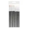 Pincel de Dibujo de Línea Fina, Pincel de Contorno para Pintura al Óleo con Mango Redondo, Mango en Forma de Diamante, Pincel de Contorno de Pelo de Lobo, Venta Directa del Fabricante