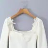 Ropa de Mujer Transfronteriza Verano 2026 Moda Europea y Americana Versátil Ajustado Cuadrado Atado Vestido Corto para Mujer D49891
