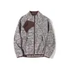 Chaqueta de Polar con Cuello Alto para Exteriores Estilo Montaña Otoño Invierno Anti-arrugas Sin Planchado Cálida Chaqueta Ropa de Abrigo Estilo Pareja 13740