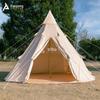 Estilo Acampamento ao Ar Livre Estilo Acampamento Tenda Pirâmide Estilo Acampamento Hotel Indiano Lona de Algodão à Prova de Chuva e Vento Fabricante Entrega Direta