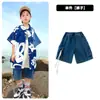 Ropa de Hip-hop para Niños Ropa de Moda para Niños Camisa Genial para Niñas Traje de Jeans Ropa de Baile Hip-hop Atractiva para Niños