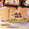 Álbum de Fotos Álbum Comemorativo Estudante DIY Feito à Mão Álbum de Armazenamento de Fotos Grande Capacidade Pintura Guka Graffiti Álbum de Fotos