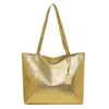 Bolsa Tote Retrô Fashion para o Dia a Dia 2026 Nova Bolsa de Ombro de Grande Capacidade Transfronteiriça Bolsa de Mão em PU com Padrão de Crocodilo Bolsa Feminina
