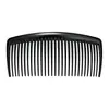 Novo pente de cabelo de 29 dentes preto DIY pente de cabelo inserção de pente pente para franja pente para cabelo bagunçado clipe para estilizar cabelo parte de trás da cabeça pente para coque