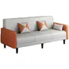 Sofá de tela para apartamentos pequeños, sofá cama plegable, sofá cama multifuncional de doble propósito para sala de estar para apartamentos de alquiler