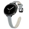 Adequado para pulseira de couro nova do Samsung Watch 8/9, pulseira de relógio de couro de cauda pontiaguda universal para Watch 8 Classic
