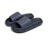 Atacado transfronteiriço chinelos de verão slip-on sola grossa para casa chinelos EVA com estampa de leopardo sandálias de casal