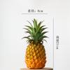 Juguete modelo de fruta de piña de simulación, adornos de naturaleza muerta, accesorios de piña falsa, decoración de modelo de verdura de plástico de simulación
