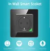 Enchufe de 2 orificios 3000W + Enchufe con control remoto 16A Enchufe TUYA enchufe inteligente wifi alexa