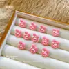 Linda Mezcla Mini Gato KT Castor Dibujos Animados Joyería para Uñas Cara de Bebé Resina Estéreo Decoración de Uñas Pequeños Accesorios