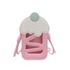 Nova Bolsa de Celular 2025 Design de Nicho Costura Fashion Vazada Uma-Ombro Transversal Bolsa Simples para o Dia a Dia para Mulheres