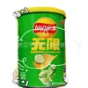 Le enlatada. Papas Fritas Shi, Sabor Pepino, Sabor Tomate, Sabor Barbacoa, Sabor Original, 40g*24 Latas por Caja