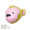 Novo desenho animado 3D 4D cabeça de animal balão de filme de alumínio em forma de bola de filme de alumínio atividades de festa layout de feriado