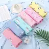 Manta de Muselina Fina Estampada de Algodón de Bambú Envoltura para Bebé Paño de Envoltura Individual Manta para Aire Acondicionado Suministros para Recién Nacidos