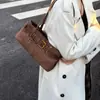 Bolso Retro de Alta Calidad para Debajo del Brazo para Mujer, Nuevo Bolso de Hombro de Moda Texturizado para Otoño e Invierno 2025, Sencillo y Elegante
