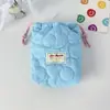 Nova Bolsa de Câmera Acolchoada Nuvem Cor Sólida Bolsa de Mão Portátil com Cordão Anti-Queda e Anti-Risco Bolsa de Armazenamento para Câmera Polaroid