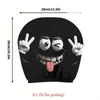 Capas de travesseiro de carro com tema de Halloween com designs personalizados, estilo elástico, capas de travesseiro de carro engraçadas e peculiares