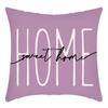 Nueva Funda de Almohada Verde Lavanda de Amazon Estampado de Letras Funda de Cojín para Hogar Sofá