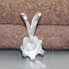 Acessórios para Joias Artesanais DIY Configurações de Pingente com Pedra Preciosa de Prata Esterlina 925 para Jade, Pérola, Opala Bases de Pingente de Prata