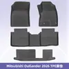 Adequado para Mitsubishi Outlander 2026 Tapetes de assoalho de carro 3D TPE para todas as estações