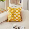 Cojín Decorativo Bordado de Lujo Ligero Estilo Americano para Sofá, Sala de Estar y Cabecera (Solo Funda sin Relleno)
