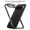 Adequado para Uso Transfronteiriço, Estrutura com Fivela Seahorse para Google Pixel 11 Pro XL, Capa de Celular com Dissipação de Calor em Metal para Google 10 Pro