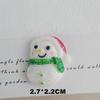 Serie navideña Calcetines de Papá Noel accesorios de resina de muñeco de nieve materiales de decoración navideña para funda de teléfono DIY accesorios para el cabello