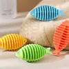 Bolas de Sabão para Lavar Roupa Peixe Pequeno Remoção de Manchas Anti-Embaraço Rolo Picotado Bola Espinhosa Bola de Limpeza Mágica Bola Anti-Embaraço Bola de Lavanderia