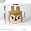 Fabricante Original Monstruo Pequeño Cesta de Almacenamiento Tejida con Cuerda de Algodón Hecha a Mano Bolsa para Auriculares Bolsa de Almacenamiento para Auriculares Bluetooth Dibujo Animado Lindo