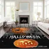 Alfombra de Piso Temu Transfronteriza Día de Muertos Halloween, Terciopelo de Cristal, Alfombra Grande para Sala de Estar, Resistente al Frío, Resistente a la Suciedad, Alfombra de Fácil Cuidado, En Stock