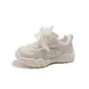 Zapatillas para Niñas 2026 Primavera Nuevos Zapatos de Princesa de Dibujos Animados para Niños Suela Suave Antideslizantes Casuales Malla Blancos