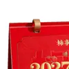 2027 Nuevo Estilo de Calendario Personalizado Exquisito Estilo Chino Calendario Creativo Adorno de Escritorio de Oficina Planificador Mensual Empresa