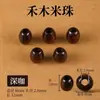 Cen 70+ Cuentas de Hemu Materiales DIY Cuentas Redondas Anillos Redondos Cuentas de Madera Cuentas Semilla Pulseras Hechas a Mano Pulseras de Muñeca Cuentas Espaciadoras Accesorios