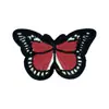 Fábrica de Bordados Foshan Venta al por Mayor Parches Bordados Clásicos de Mariposas para Ropa de Mujer, Pinzas para el Cabello de Mariposa, Parches Hechos a Mano para DIY
